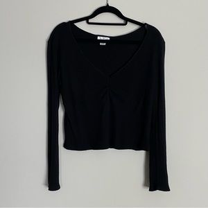 Ivy & Main - French Girl capsule essential - size XL black light blouse